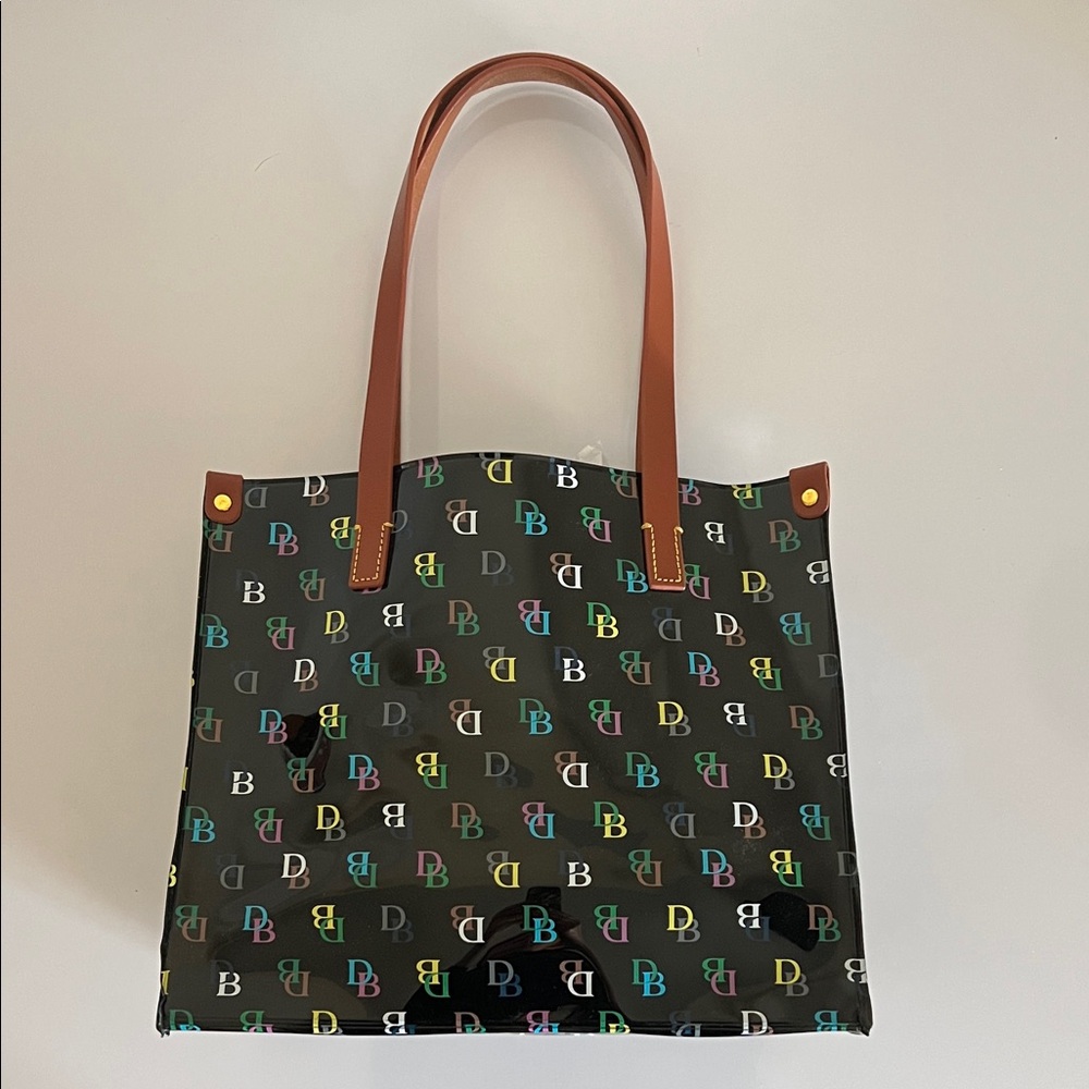 Dooney & Bourne Monogram IT Clear Medium Tote Bag